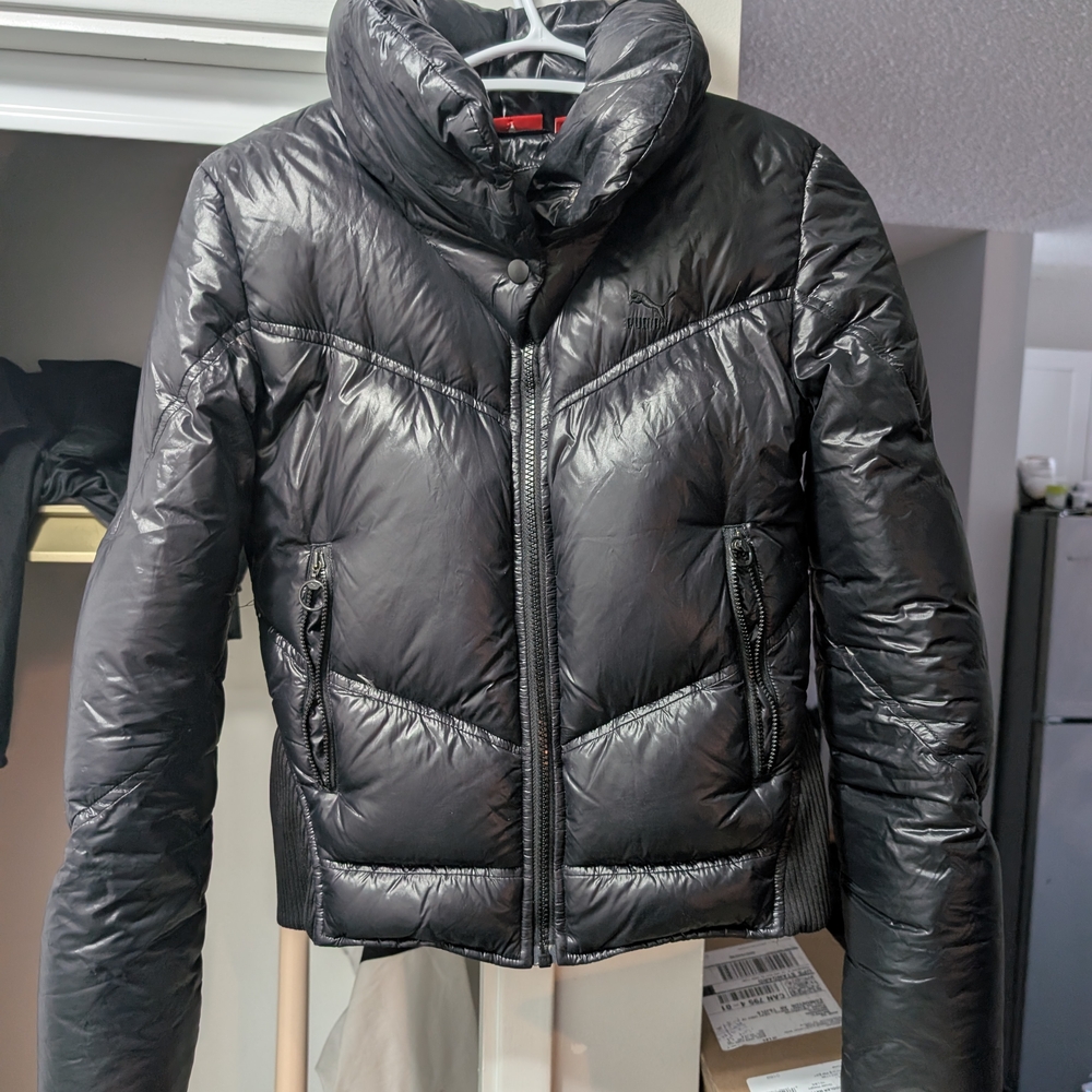 Women's Black Puffer Jacket